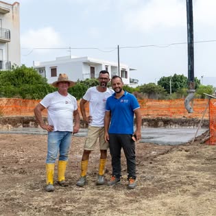 Squadra DP Costruzioni in cantiere
